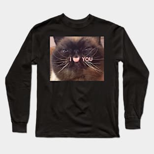 Cat love tongue Long Sleeve T-Shirt